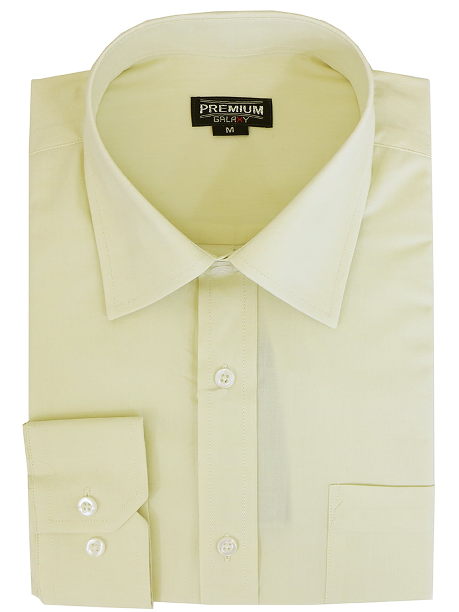 GBH Boys Long Sleeve Casual Dress Shirts School Uniform Colors Approved Everyday Wear