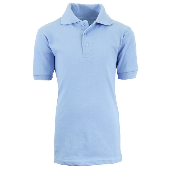 GBH Boys School Uniform Short Sleeve Pique Polo Shirt (Little Boys & Big Boys)