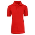 thumbnail image 1 of GBH Boys School Uniform Short Sleeve School Uniform Pique Polo Shirts (Little Boys & Big Boys), 1 of 2
