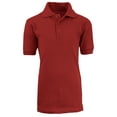thumbnail image 1 of GBH Boys School Uniform Short Sleeve School Uniform Pique Polo Shirts (Little Boys & Big Boys), 1 of 2