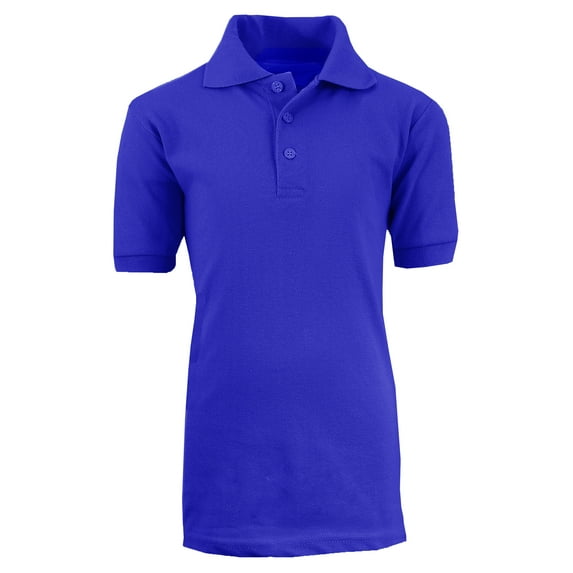 GBH Boys School Uniform Short Sleeve School Uniform Pique Polo Shirts (Little Boys & Big Boys)