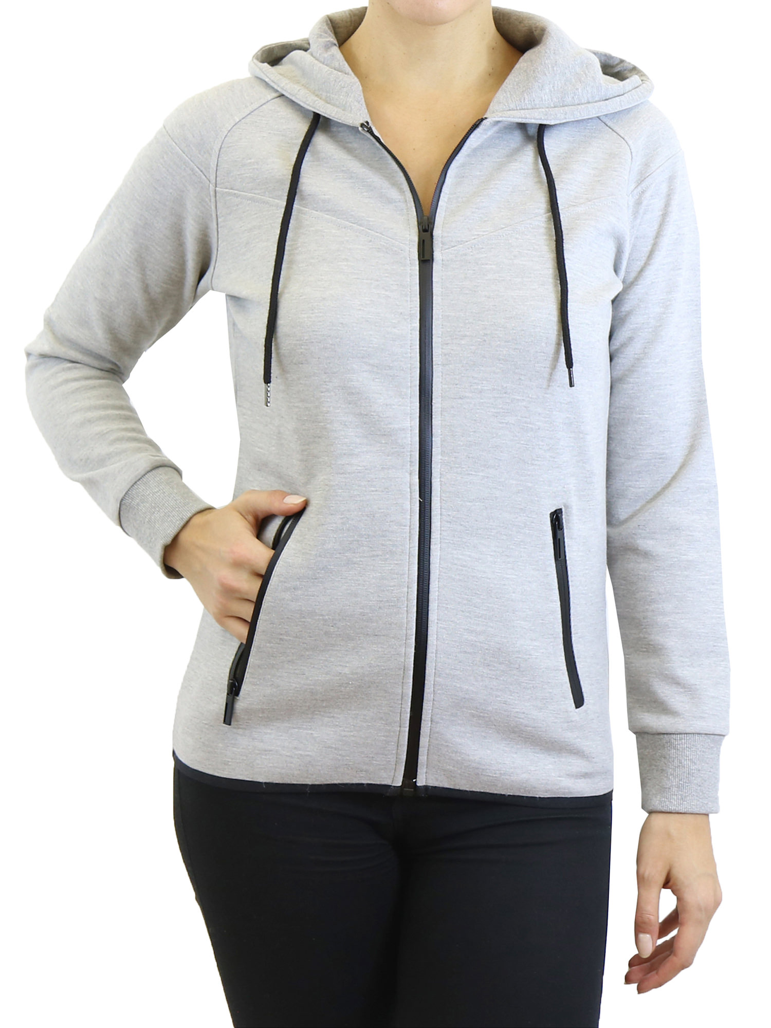 GBH Juniors Tech Hoodie With Zipper Side Pockets Walmart