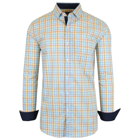 GBH Men's Breathable Performance Quick-Dry Long Sleeve Dress Shirts (S-2XL)