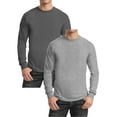 thumbnail image 1 of GBH Men's Egyptian Cotton Blend Long Sleeve Tee 2-Pack (S-2XL), 1 of 2