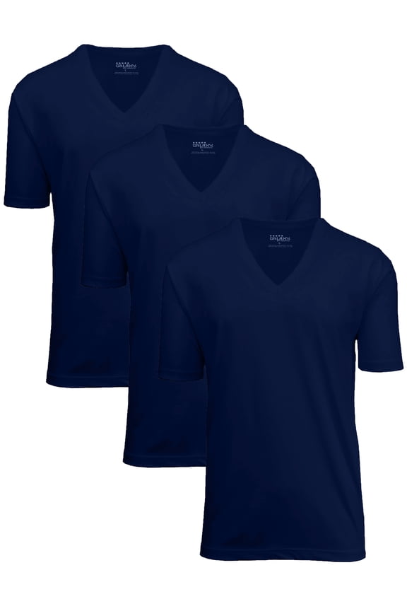 Men's Egyptian Cotton V-Neck Cotton Undershirt (3 Pack)