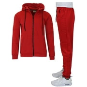 GALAXY BY HARVIC GBH Men's Fleece Hoodie & Fleece Jogger Set