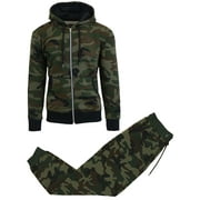 GALAXY BY HARVIC GBH Men's Fleece Hoodie & Fleece Jogger Set