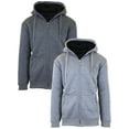 thumbnail image 1 of GBH Men's Heavyweight Sherpa Fleece-Lined Hoodie (2-Pack), 1 of 2