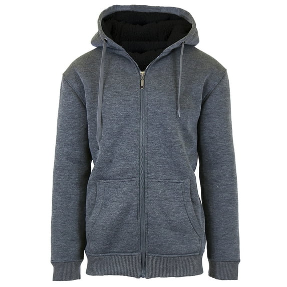 GBH Men's Heavyweight Sherpa Fleece-Lined Zip Hoodie (M-2XL)