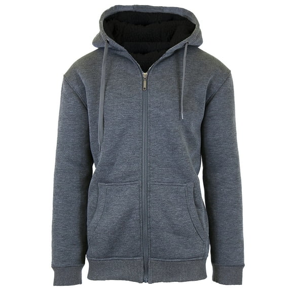 GBH Men's Heavyweight Sherpa Fleece-Lined Zip Hoodie (M-2XL)