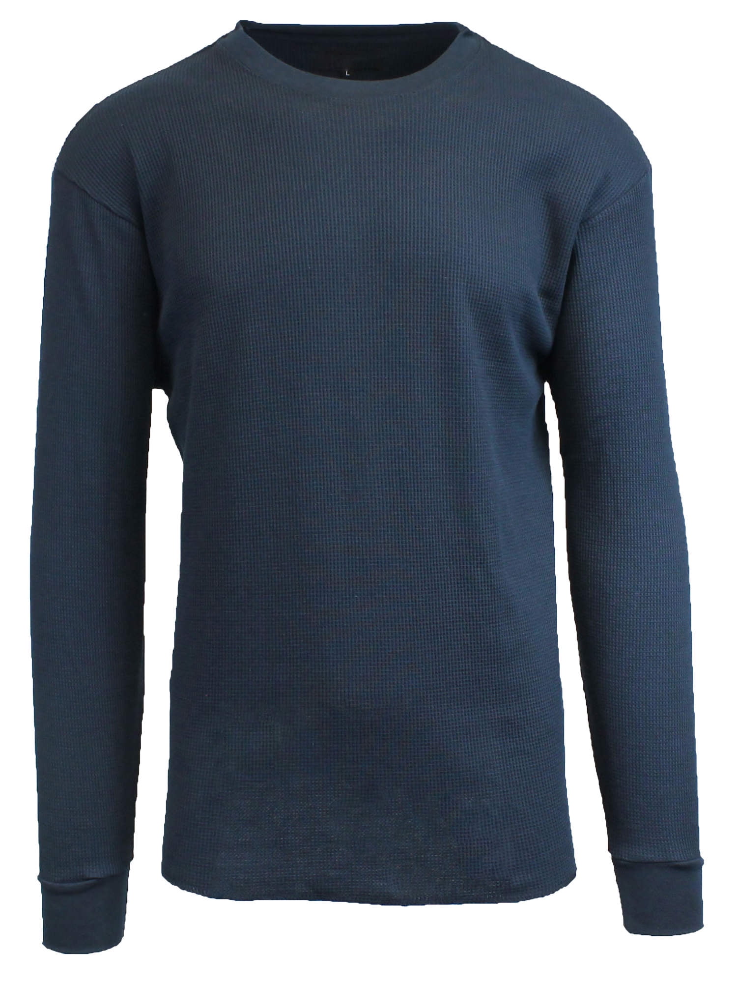 Galaxy By Harvic Men's Long Sleeve Thermal Henley Tee (S-3XL