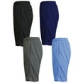 thumbnail image 1 of GBH Men's Moisture Wicking Lightweight Breathable Active Mesh Shorts (4-Pack), 1 of 2