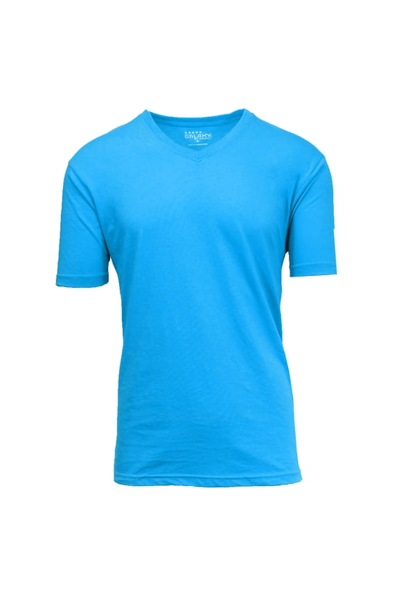 Men's Premium Cotton Blend Short Sleeve V-Neck Tees Upto 6XL