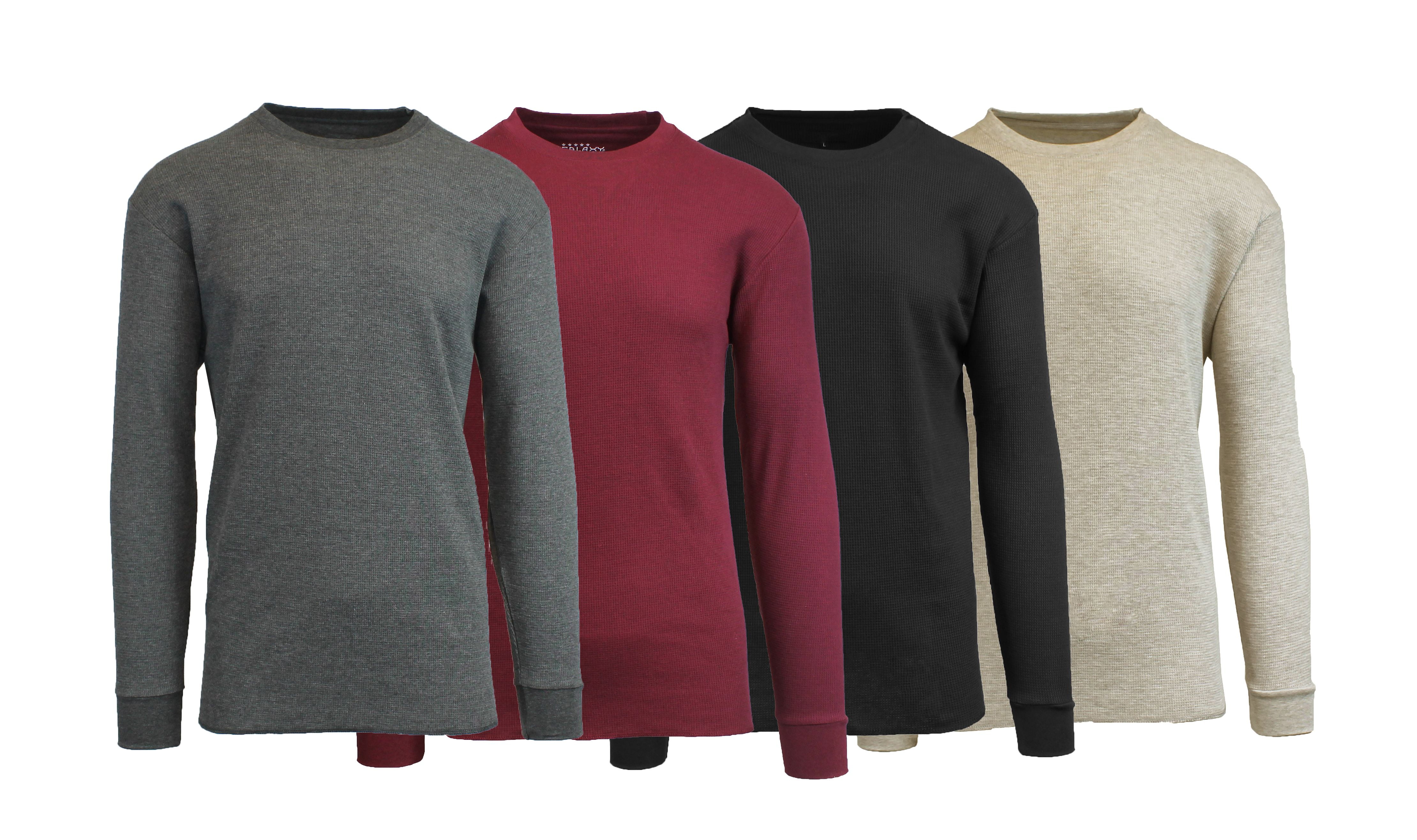GBH Men's Thermal Crew Neck Shirt (4Pack)