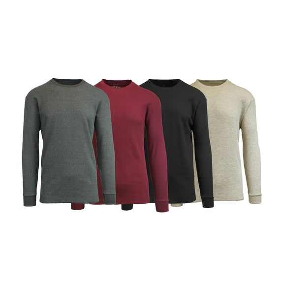 GBH Men's Thermal Crew Neck Shirt (4-Pack)