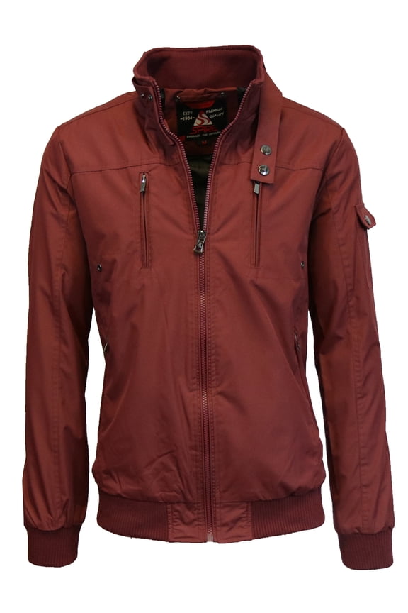 Mens Lightweight Flight Moto Bomber Jackets