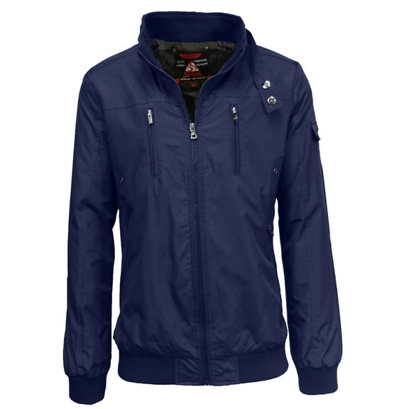 GBH Mens Lightweight Flight Moto Bomber Jackets