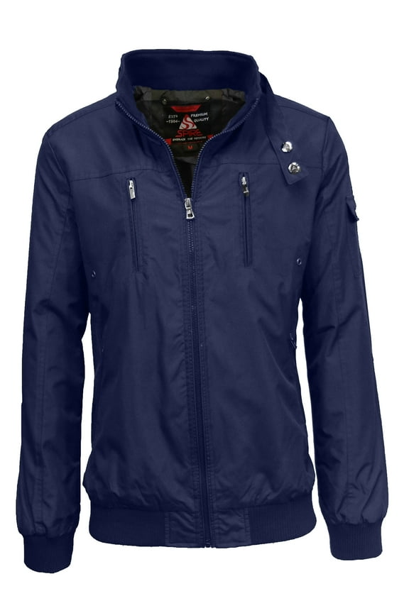 Mens Lightweight Flight Moto Bomber Jackets