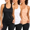 thumbnail image 1 of GBH Moisture Wicking Womens Racerback Tanks (3-Pack) (S-3XL), 1 of 6