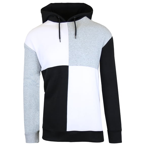 GBH Women's Fleece-Lined Loose Fit Pullover Hoodie with Contrast Color Design