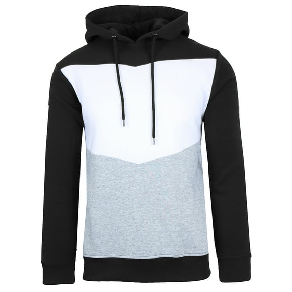 GBH Women's Fleece-Lined Loose Fit Pullover Hoodie with Contrast Color Design