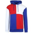 thumbnail image 1 of GBH Women's Fleece-Lined Loose Fit Pullover Hoodie with Contrast Color Design, 1 of 2