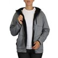 thumbnail image 1 of GBH Women's Loose Fit Oversize Full Zip Sherpa Lined Hoodie Fleece, 1 of 5