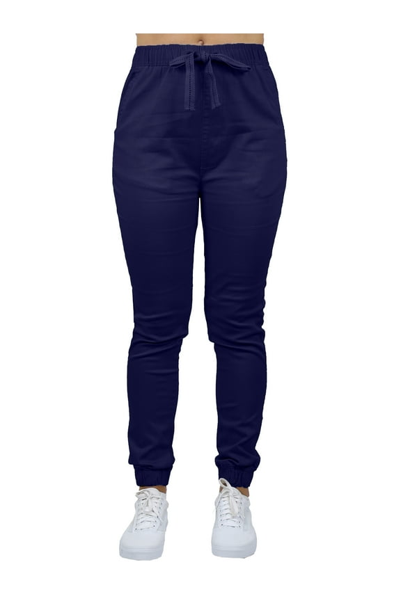 Women's Slim-Fit Cotton Twill Jogger Pants (S-2XL)