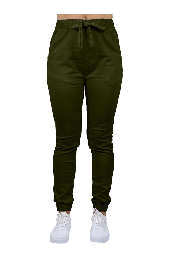 Women's Slim-Fit Cotton Twill Jogger Pants (S-2XL)
