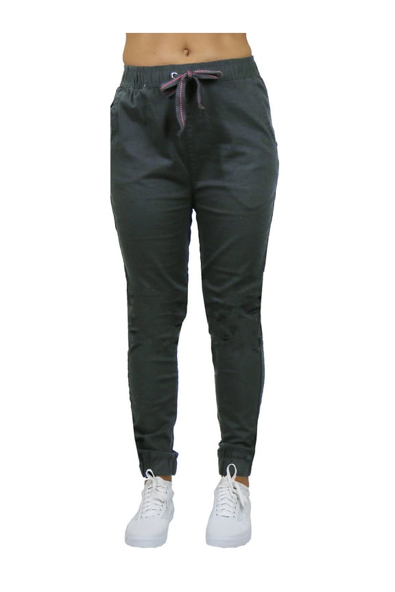 Women's Slim-Fit Cotton Twill Jogger Pants (S-2XL)