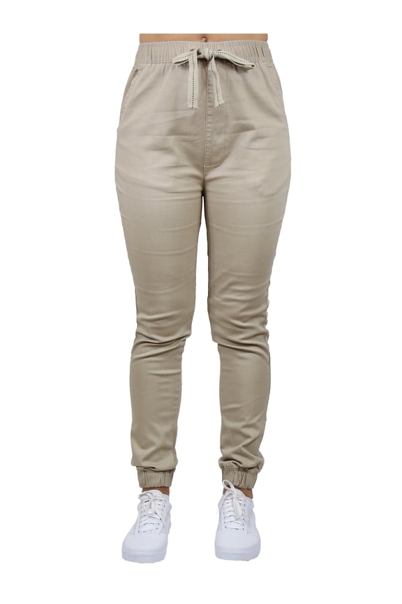 Women's Slim-Fit Cotton Twill Jogger Pants (S-2XL)