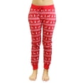 thumbnail image 1 of GBH Women's Slim-Fit French Terry Holiday Christmas Joggers (S-XL), 1 of 3