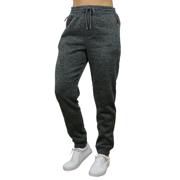 GBH Womens Heavyweight Oversized Loose Fit Fleece Jogger Sweatpants