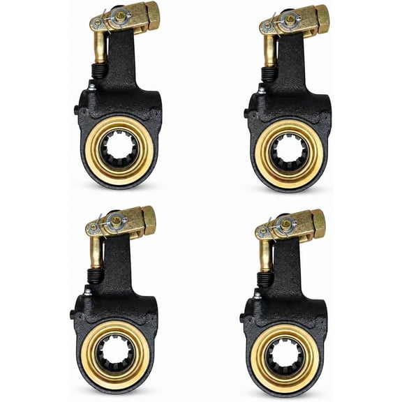 GBK 4 pack AS1133 Automatic Slack Adjuster, 1.5" 10 Spline, 6" Arm with Clevis for Heavy Duty Truck Air Brakes