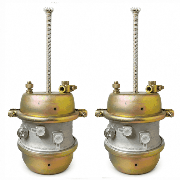 GBK Type 3030L 3" Long Stroke Spring Brake Chamber Pair for Semi Truck Trailer, Heavy Duty Pair of 2 Air Brake Chambers