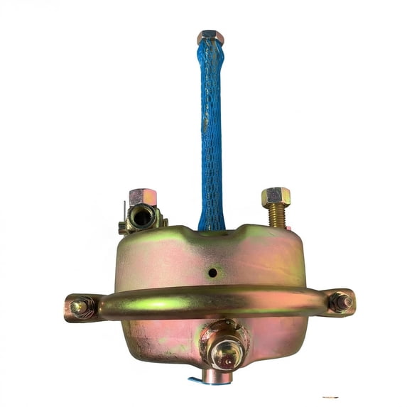GBK Type 20 Service Brake Chamber with Clevis, 2.5" Long Stroke, 11.2" Fully Threaded Push Rod, 5/8"-18 Thread - Replaces Haldex SC20L, Bendix 802990, MGM 1621901, for Semi Truck Trailers