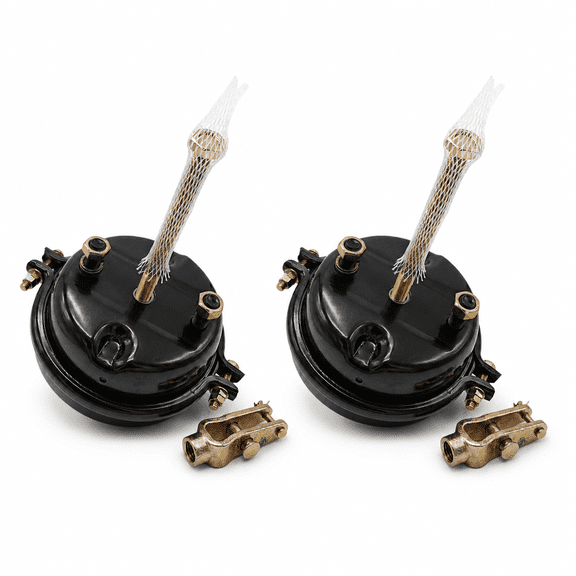 GBK Type 30 Service Brake Chamber Pair for Semi Truck Trailer, Heavy Duty Pair of 2 Air Brake Chambers, 2.5" Standard Stroke