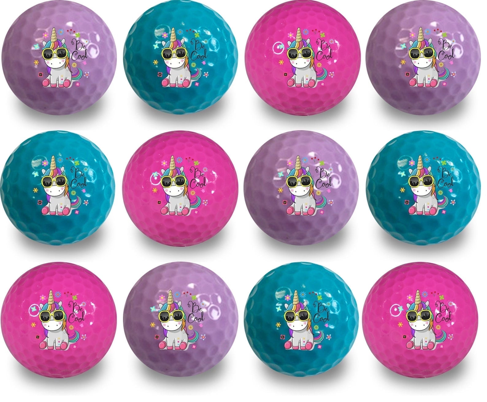 GBM Golf Unicorn Golf Balls - 12 Pack