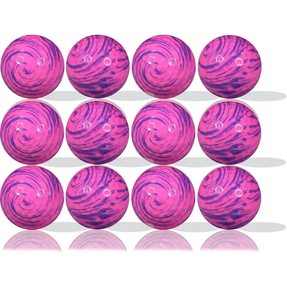 GBM Pink Swirl Novelty Golf Balls  Pink Marble Design Golf Balls for Tournaments, League Play, Practice and Unique Gifts for Golfers, 12-Pack