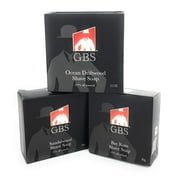 GBS 97% All Natural Shave Soap - Creates a Rich Lather Foam for Ultimate Wet Shaving Experience (3 Pack)