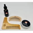 thumbnail image 1 of GBS Beard Grooming Set- Comes with Beard Oil,  Beard Balm + Wooden Beard Comb and Beard Lining tool, 1 of 6