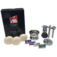 thumbnail image 1 of GBS Gift Set - Comes with Gift Box - Merkur 23 Safety Razor, Pure Badger Shaving Brush, Brush and Razor Stand, Chrome Bowl, GBS Shaving Soap, and 25 Blades!, 1 of 6