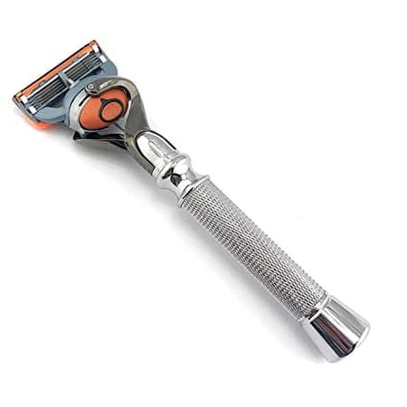 GBS Modern Style Flex Pivot Ball Safety Shaving Razor for Men – Chrome