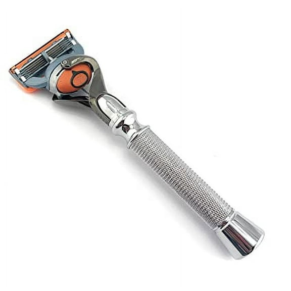 GBS Modern Style Flex Pivot Ball Safety Shaving Razor for Men Chrome