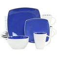 thumbnail image 1 of GBS Soho Lounge 16 Piece Stoneware Dinnerware Set in Cobalt, 1 of 3