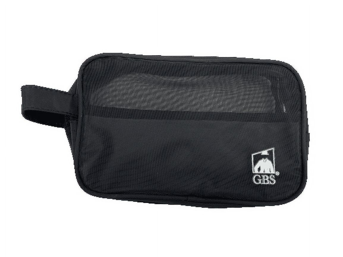 Zippered mesh best sale travel bags