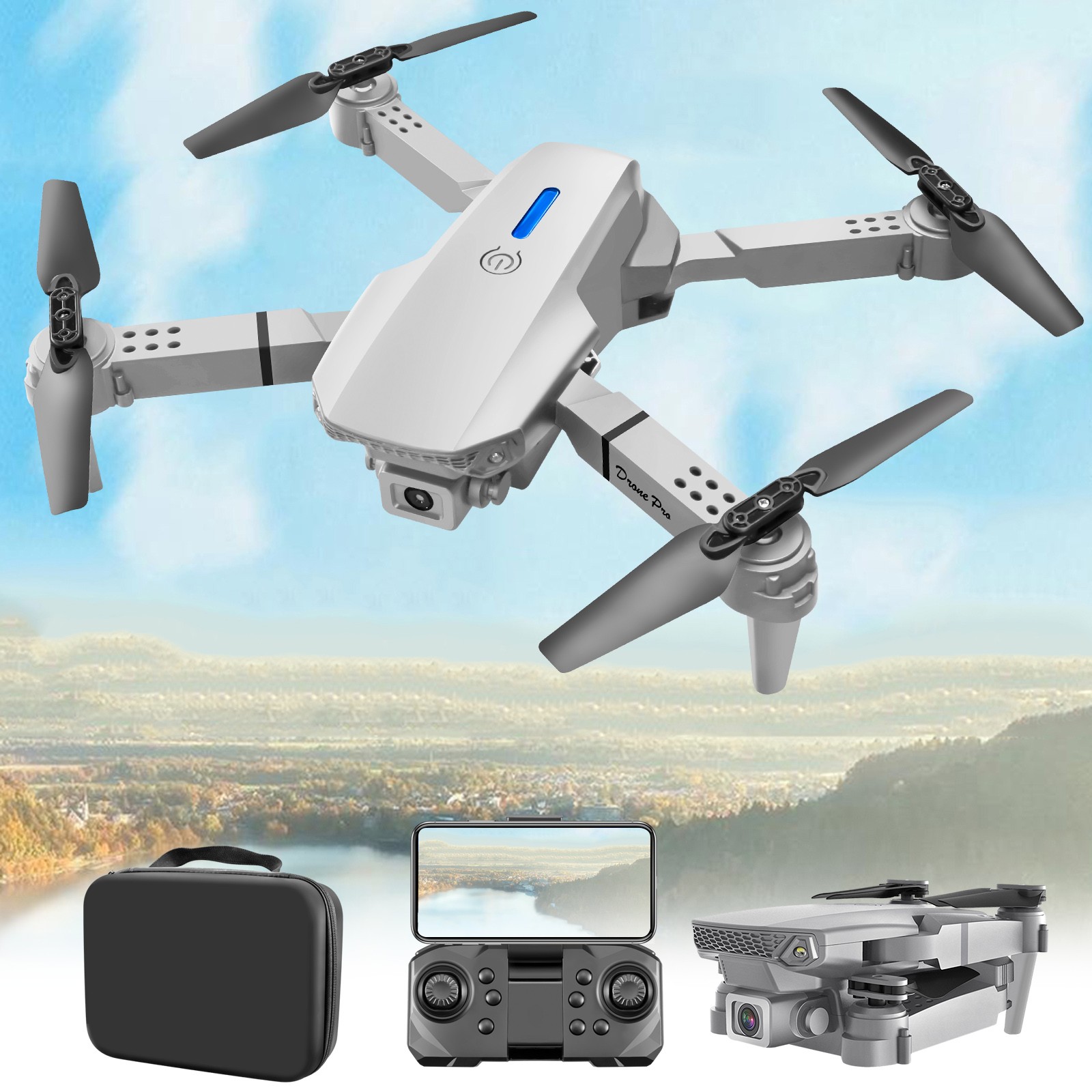 WiFi FPV Mini Drone Voor Kinderen - Opvouwbare Quadcopter Met 720P HD Camera