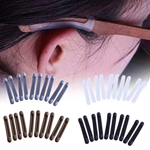 GBSTORE 8 Pairs Soft Silicone Eyeglass Ear Cushions Temple Tips