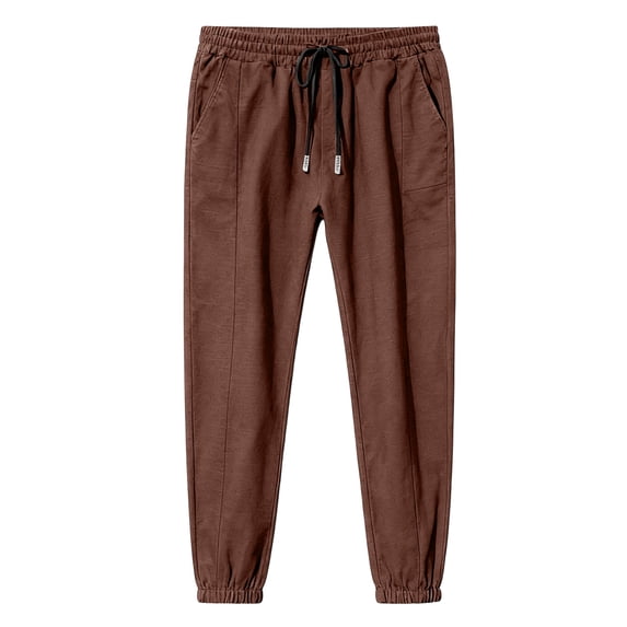 GBSYEWXS Boys Lined Casual Pants For Big Kids Soft Comfortable Athletic Playwear Stretch Outdoor Winter Activities Sweatpants Bronze Size 5-6 Years