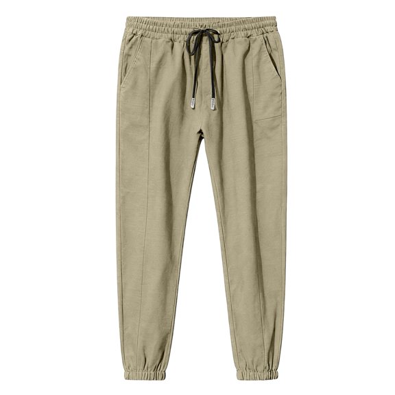 GBSYEWXS Boys Lined Casual Pants For Big Kids Soft Comfortable Athletic Playwear Stretch Outdoor Winter Activities Sweatpants Khaki Size 4-5 Years